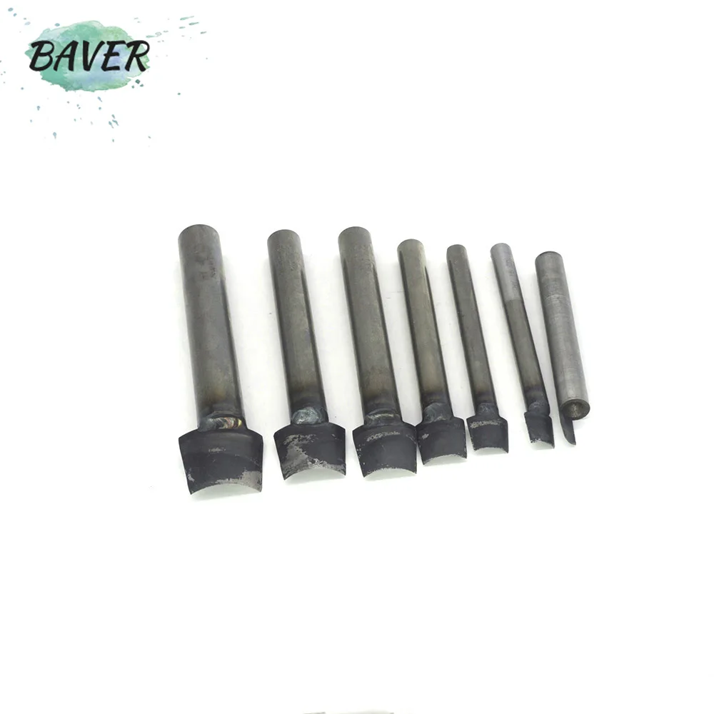 Бавер Сталь 1/4 круглого кожаного ремешка ремесло концом дуги резак Дырокол в