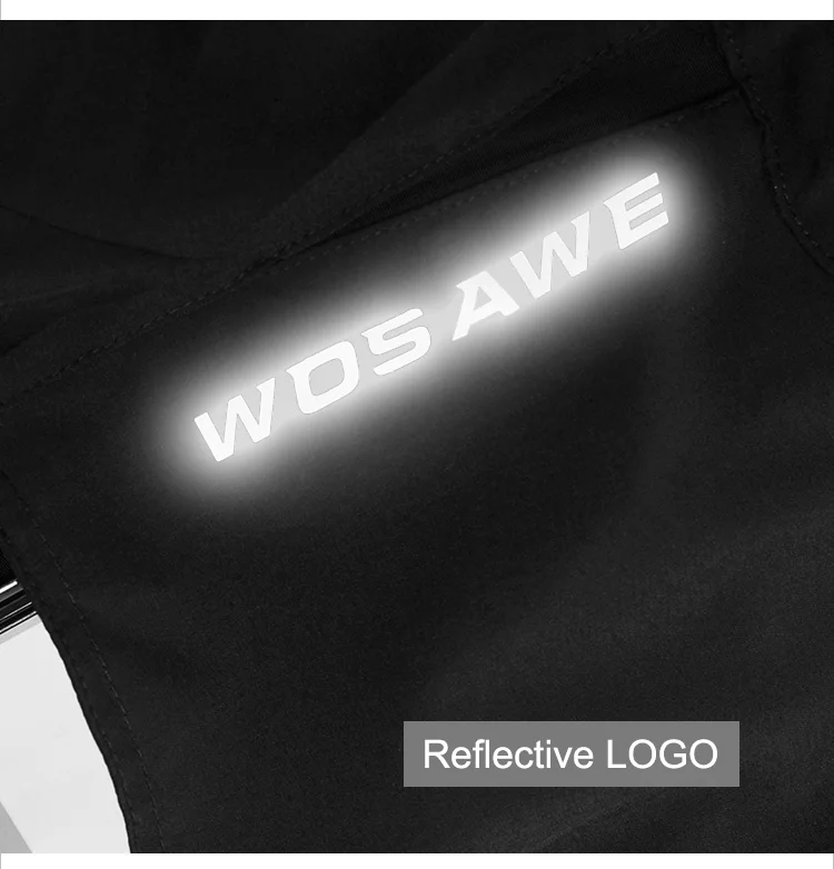 Шорты WOSAWE Мужские для горного велосипеда водонепроницаемые тонкие дышащие