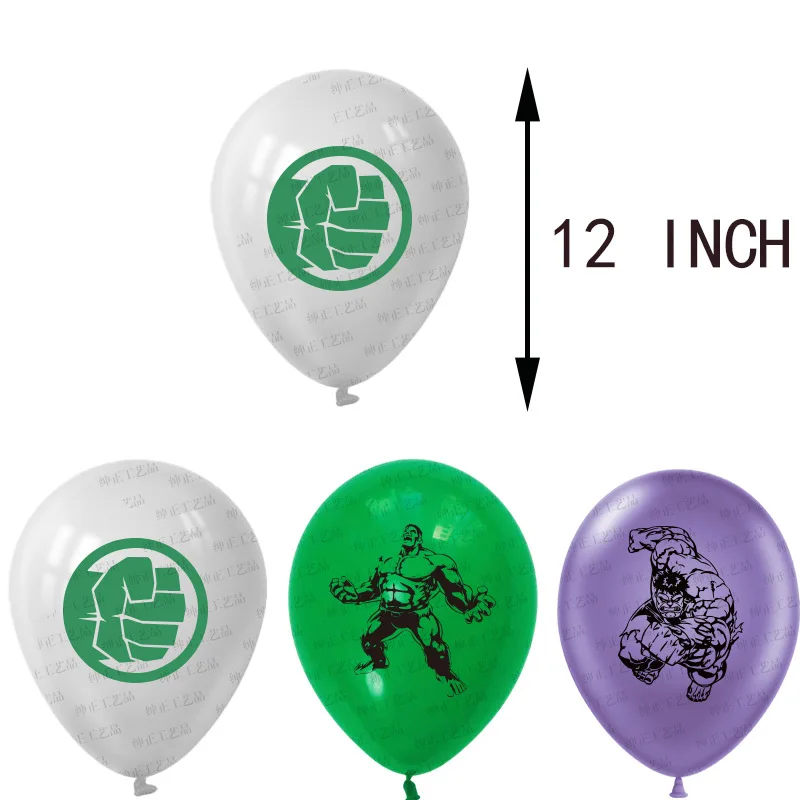 Воздушные шары из латекса в виде супергероев Marvel Мстителей Халка | Дом и сад