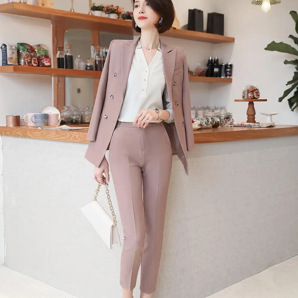 Комплект из 2 предметов женский брючный костюм высокое качество мягкая и удобная