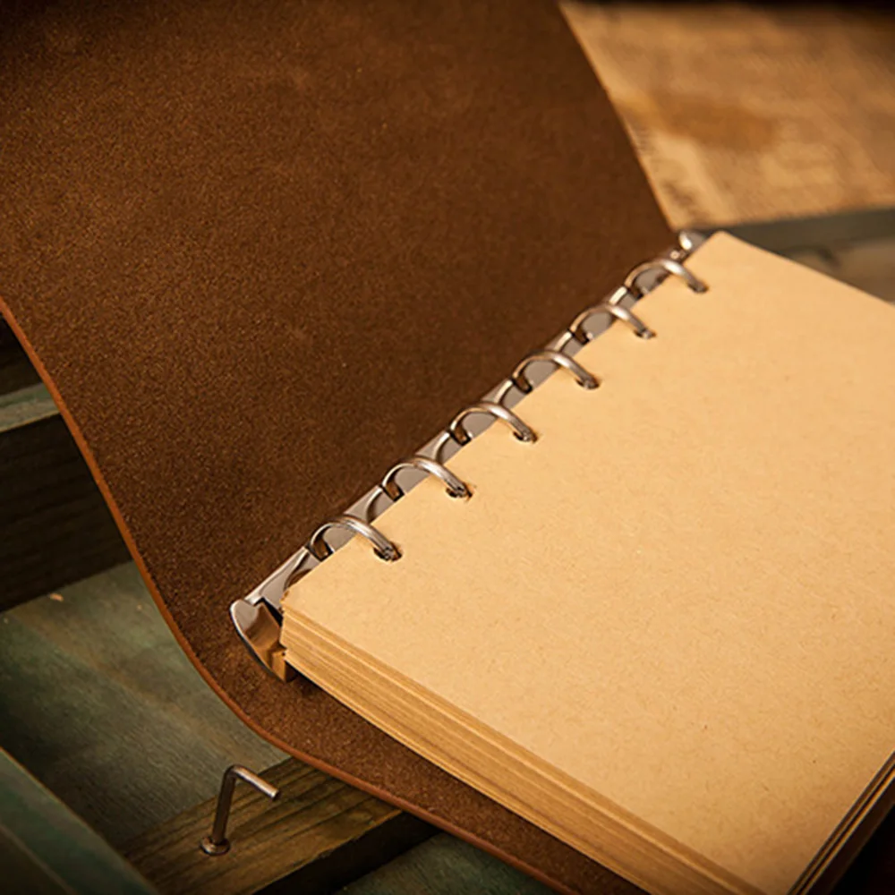 Записная книжка с подвеской в виде листа Кожаная Обложка | Канцтовары для офиса и