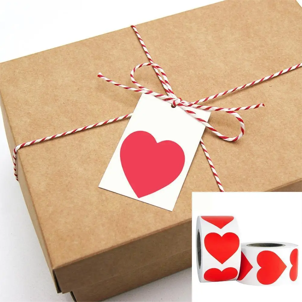 

Heart Shape Of Red Stickers Seal Labels 50 Labels Stickers For Package Wedding Scrapbooking And Sticker Decoration Statione C2G0