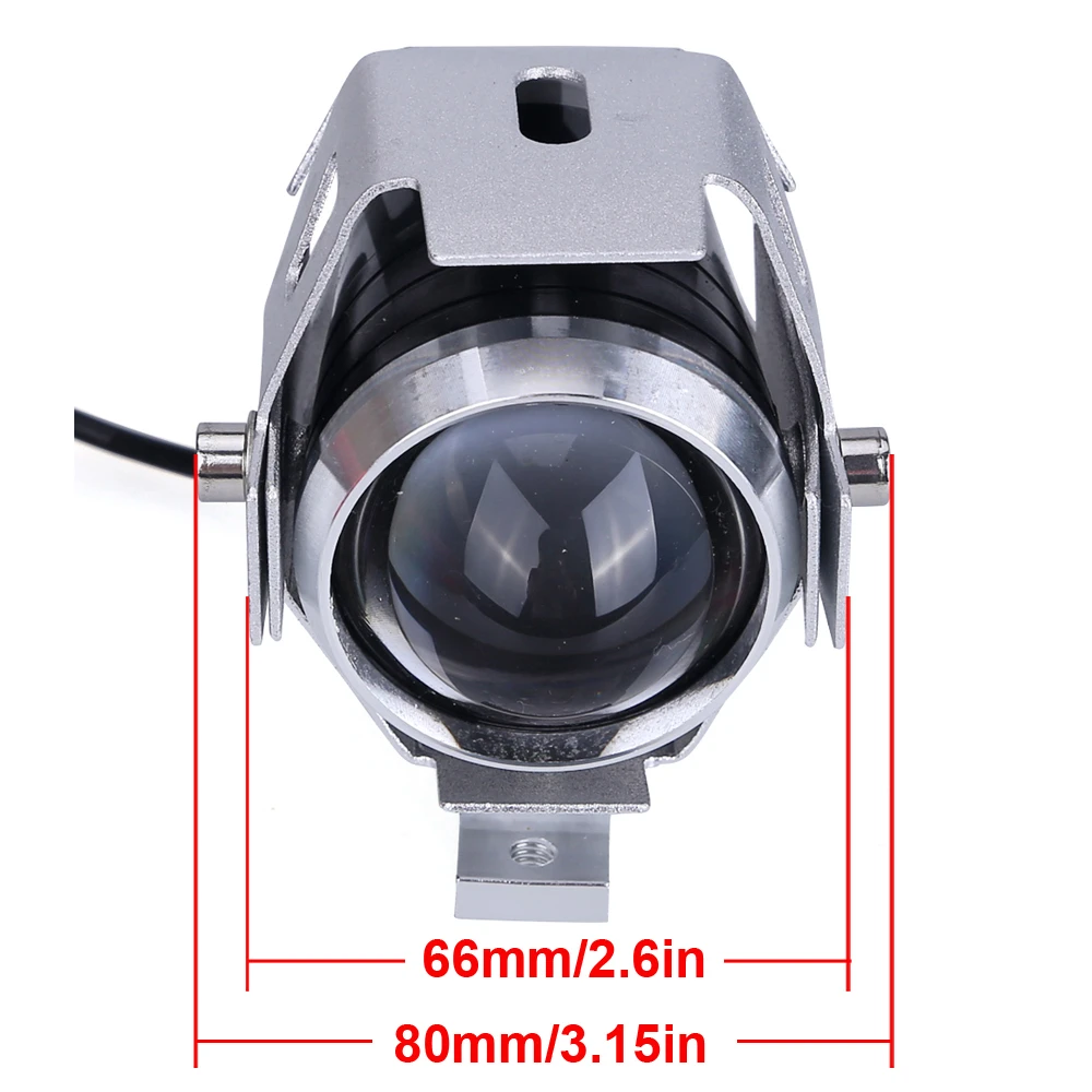 Светодиодный светильник для мотоцикла s 12V 125W 3000LM вождения Точечный налобный