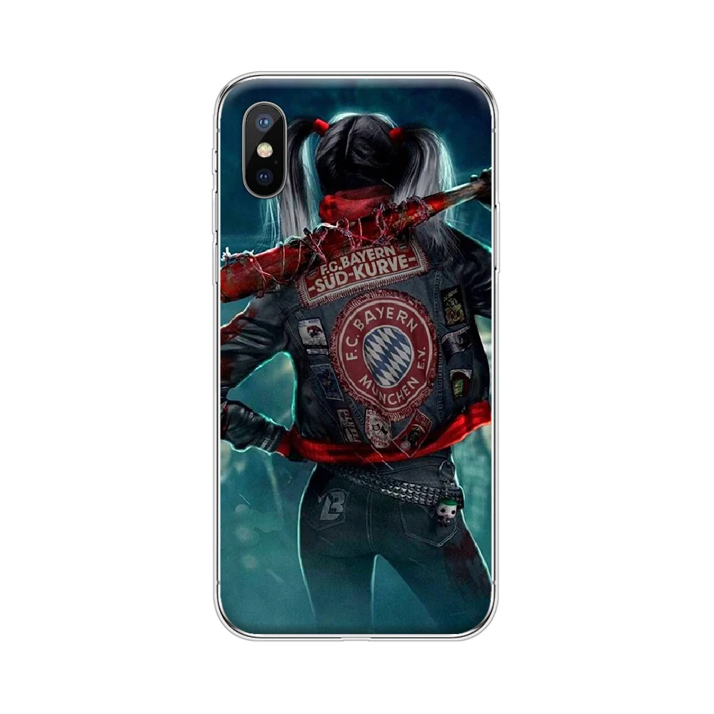 Harley Quinn DC отряд самоубийц чехол для телефона с рисунком iphone 4 4s 5 5S SE 5C 6 6S 7 8 plus X XS XR 11