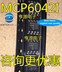 10PCS MCP6042 MCP6042T-I/SN MCP6042I MCP6042-I/SN MCP6042T-E/SN in stock 100% new and original