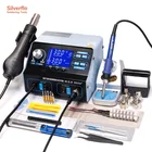 Паяльная станция WEP 992D + с горячим воздухом и паяльником