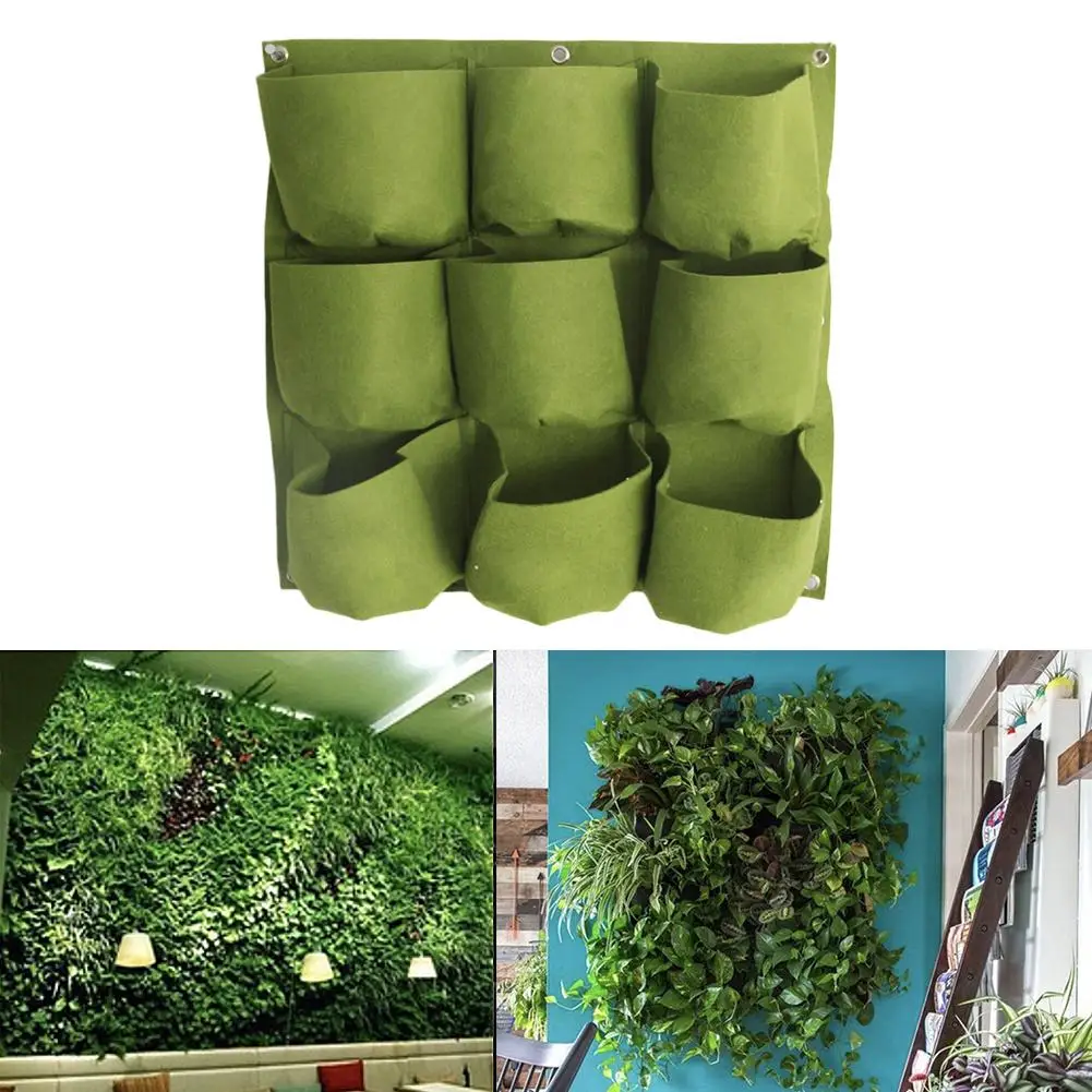 Горшок для растений большой емкости фетровый настенный садовый комнатный