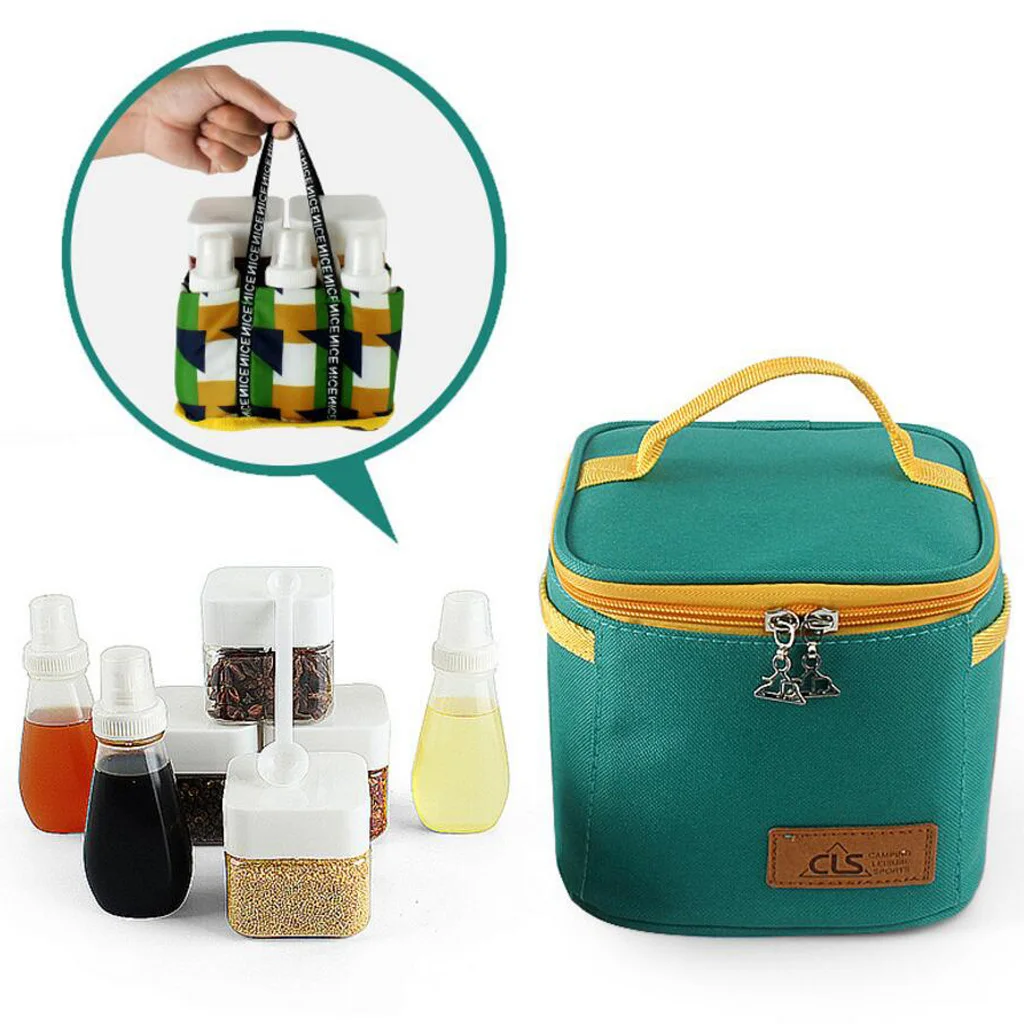 6 шт. набор бутылок для приправ пластиковая банка хранения компактный контейнер