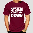System Of A Down токсичности альбом металлической футболка хлопок 100% S-5XL Футболка с принтом летние Стиль топы, футболки