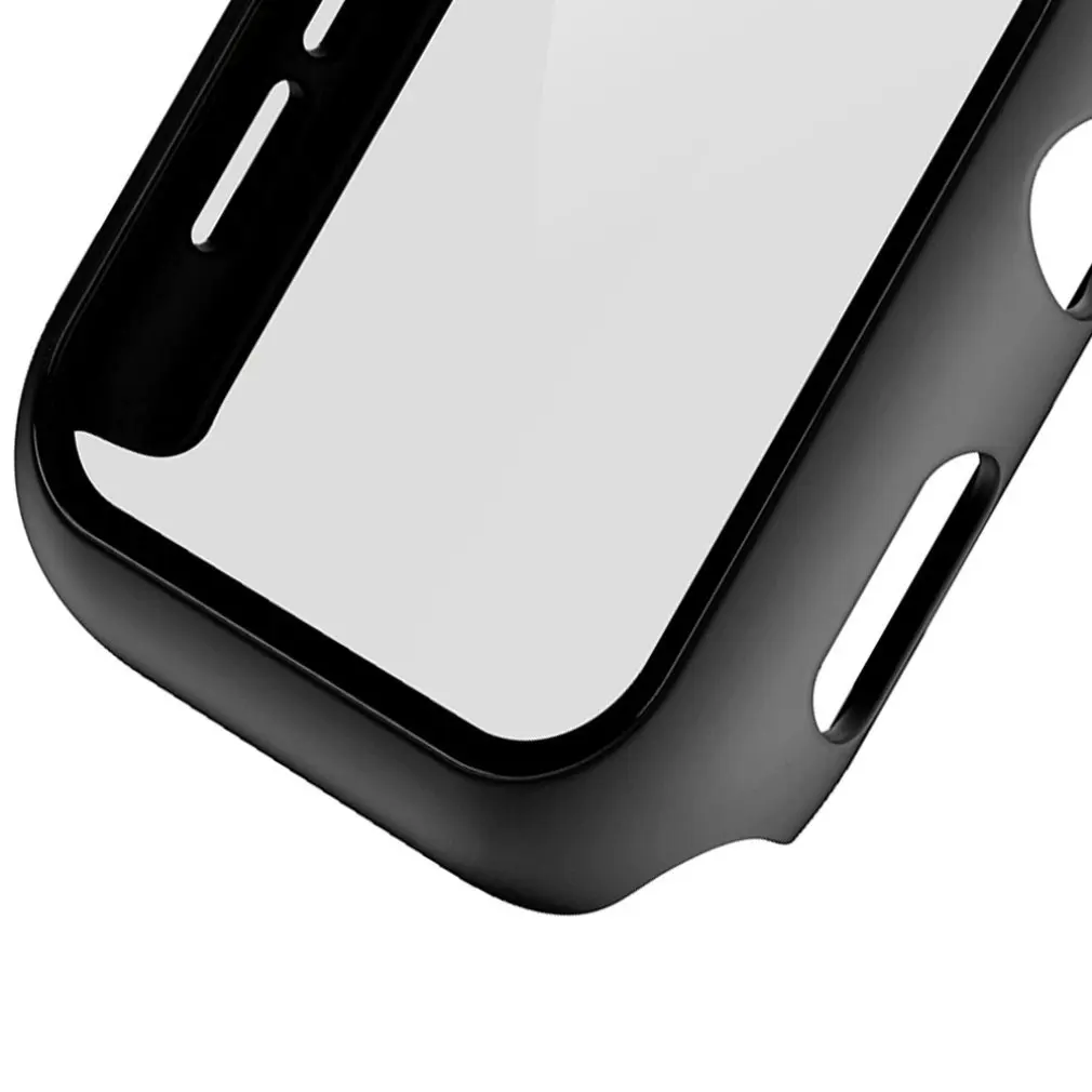 

protective cover Suitable for Apple Watch pc tempered film integrated Hard Case 360 Protection Dustproof Full Cover Case