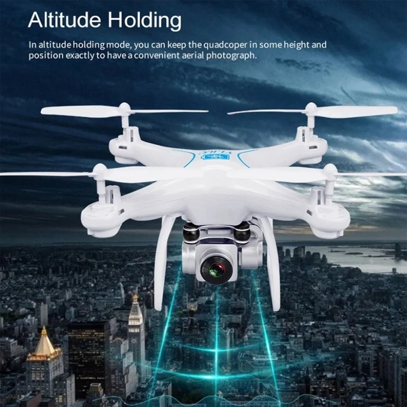 

Boy Gift 1080P UHD Wireless Control WIFI FPV RC Drone 2.4G 23Mins 3D Roll Hover Headless Mode APP Remote Dual Control Helicopter