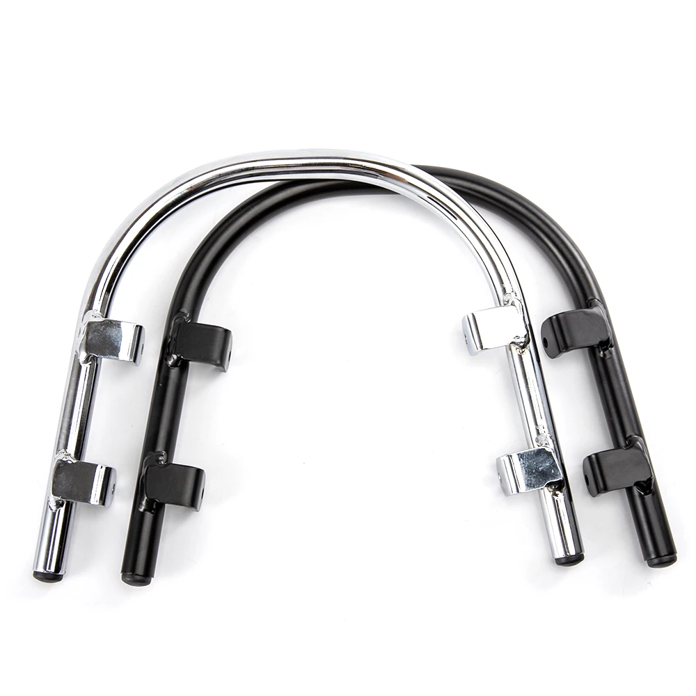 Черный/серебристый передний брызговик направляющая стойка защита кронштейна