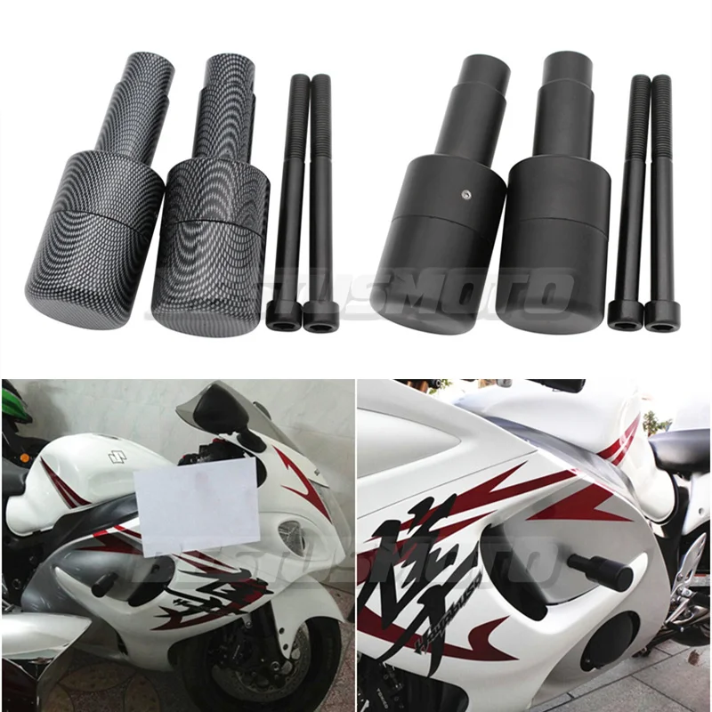 Deslizadores de marco de motocicleta, protección contra caídas y choques para Suzuki Hayabusa GSXR1300 GSX1300R GSX 1300R 2008-2013 2009 2010 2011 2012