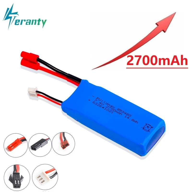 2s 7 4 V 2700 mAh литий полимерный аккумулятор для Syma X8W x8c X8G X8HC X8HW X8HG HQ899 RC Запчасти
