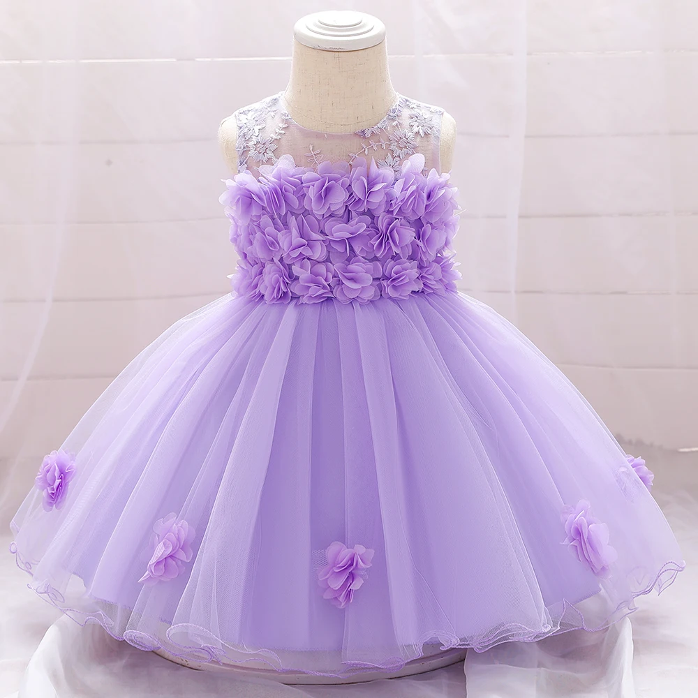 

Toddler Baby Girls Clothes Newborn Baby Dress 1st Birthday Party Dress For Baby Girls Wedding Gown Infant Princess Dress vestido