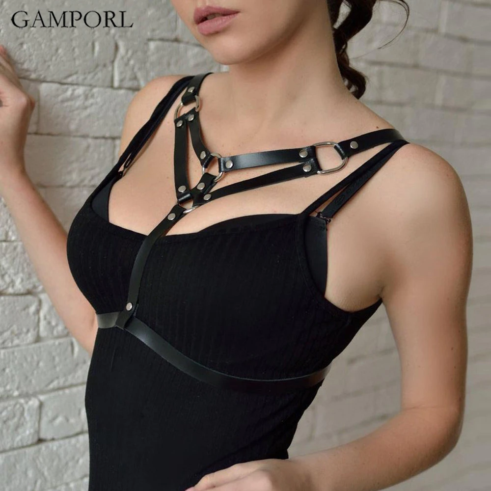 Женские кожаные подвязки GAMPORL регулируемый ремень эротические подтяжки