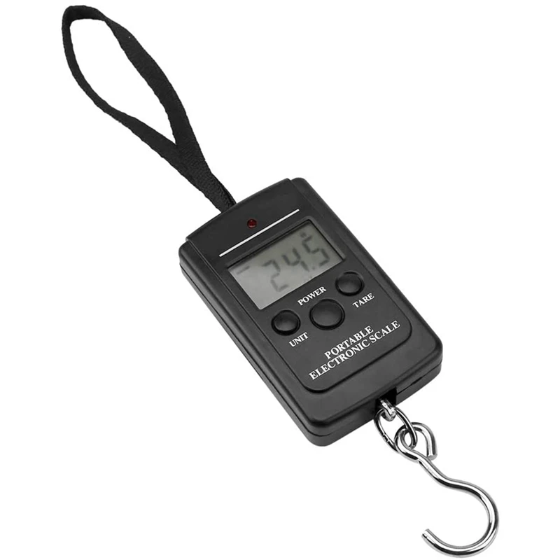 

Fishing Scale Luggage Scale, 40KG Hanging Scale Portable Digital Handy Scale Electronic Hanging Luggage Scale
