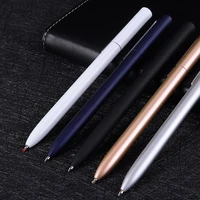 metal gel pen metal ballpoint pens 0 5mm black ink smooth rotating business signing pen office school writing stationery