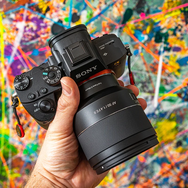 Samyang AF 50mm F1.4 II Camera Lens Full Frame Large Aperture Portrait Fixed Focus Lenses for SONY FE Mount Cameras A7II A73 A7R |