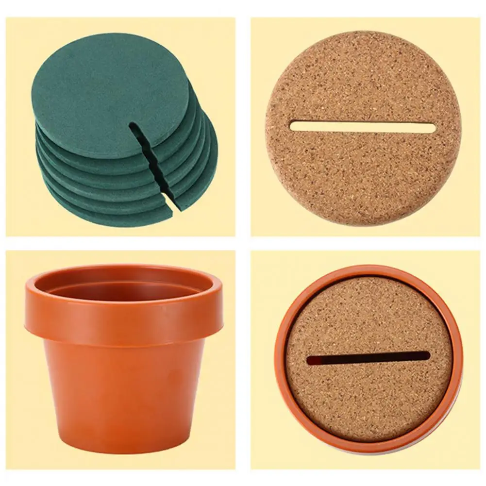

1 Set Cactus Coaster Household Heat Insulation EVA Non-slip DIY Cup Pad for Home