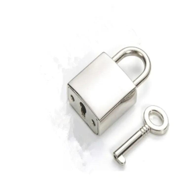 Модное подвесное ожерелье с замком для женщин и мужчин золотым многослойная