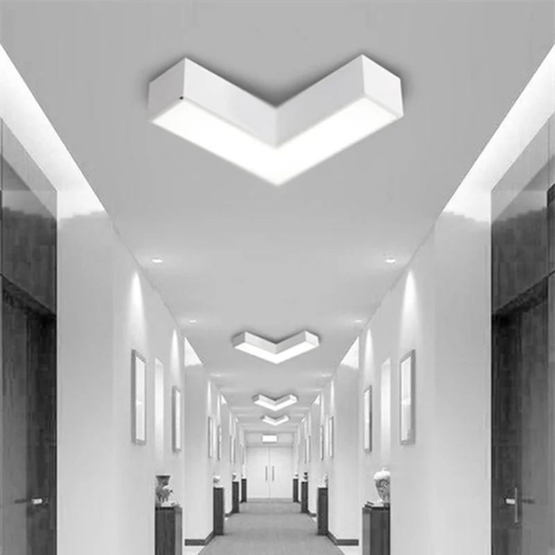 Современная Минималистичная черно белая Энергосберегающая светодиодная