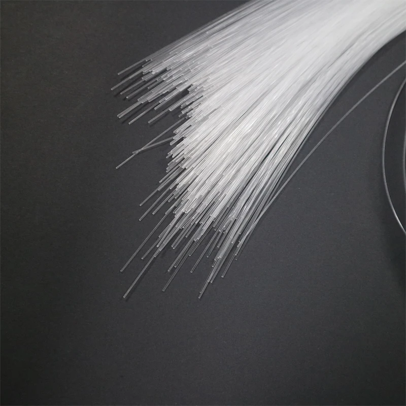 Мерцающие пластиковые мерцающие боковые светящиеся оптические волокна размером