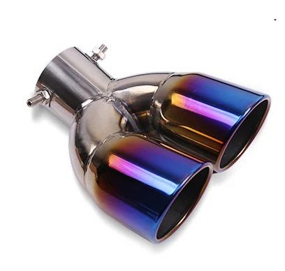 Наконечник выхлопного глушителя из нержавеющей стали для Toyota C-HR 2016 2017 2018 2019