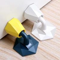 non punch silicone door stopper touch toilet wall absorption door plug wall mounted and floor standing anti bump door holder