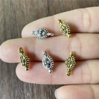 zinc alloy 715mm ancient silver gold beaded rosary tassel pendant handmade bracelet necklace amulet wholesale accessories