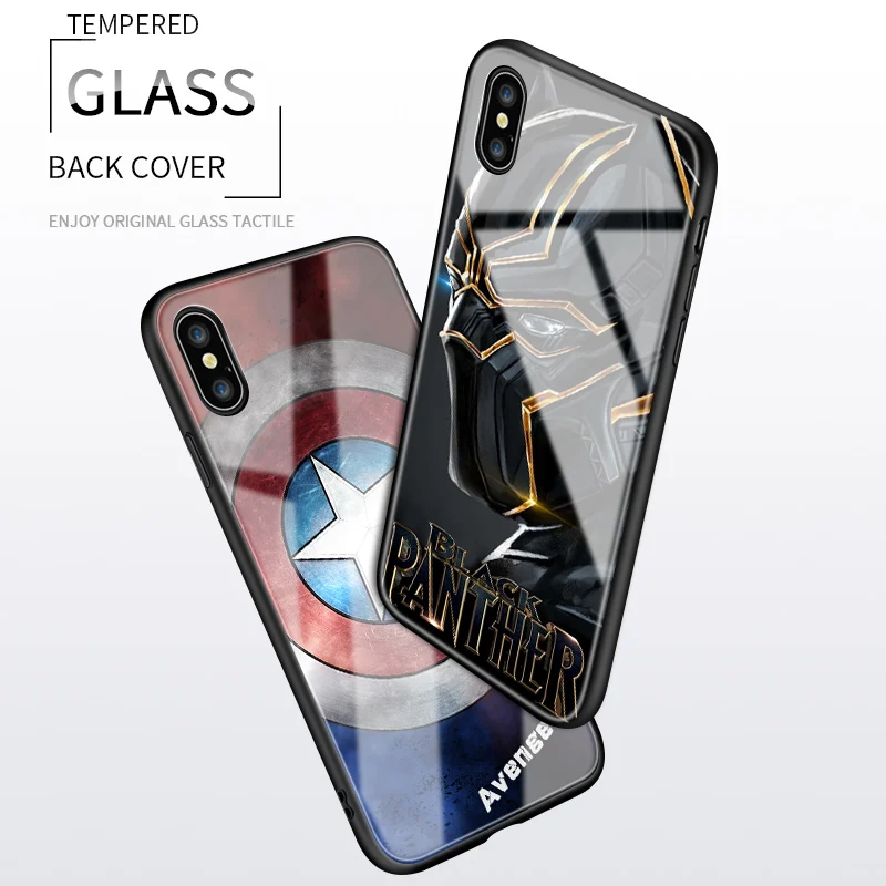 Чехол для Samsung Galaxy S7 Edge S8 Plus Marvel мстители супергерой Капитан Железный Человек паук