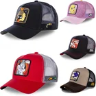 Бейсболка для мужчин и женщин, хлопковая кепка в стиле хип-хоп, с мультяшным героем Диснея, с сеточкой, для отца