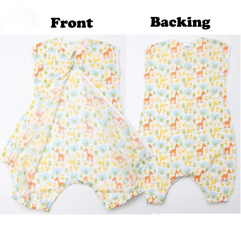 Спальный мешок из муслина для детей Летний спальный спальная сумка одежда сна