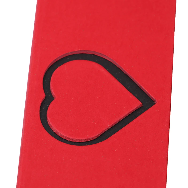 

Red Color Hollow Heart Ring Necklace Pendant Case Paper Box Romantic For Wedding Gift Decoration Packaging Box