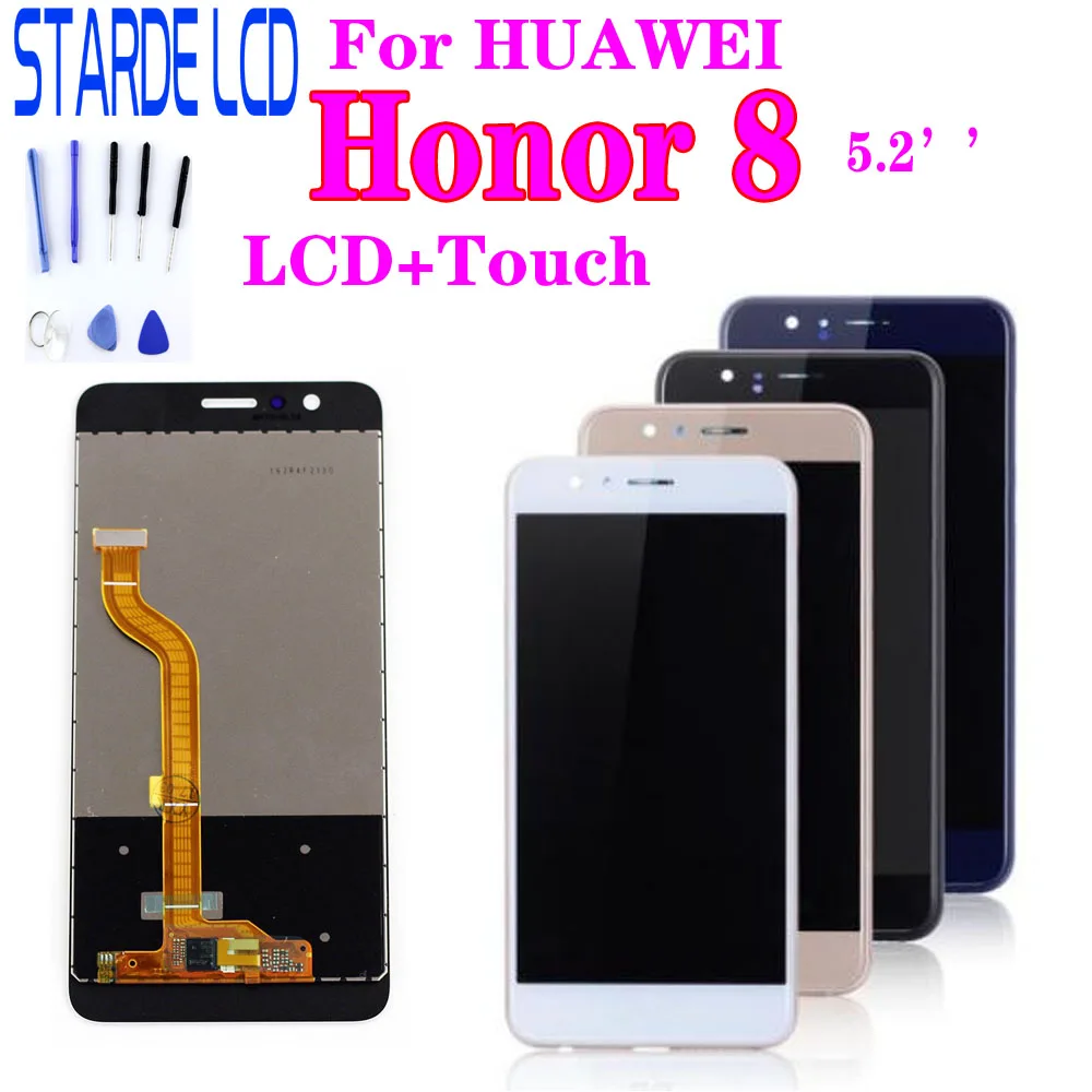 Для Huawei Honor 8 Lite ЖК дисплей сенсорный экран дигитайзер Honor8 с дисплеем для 5 2 &quotHuawei