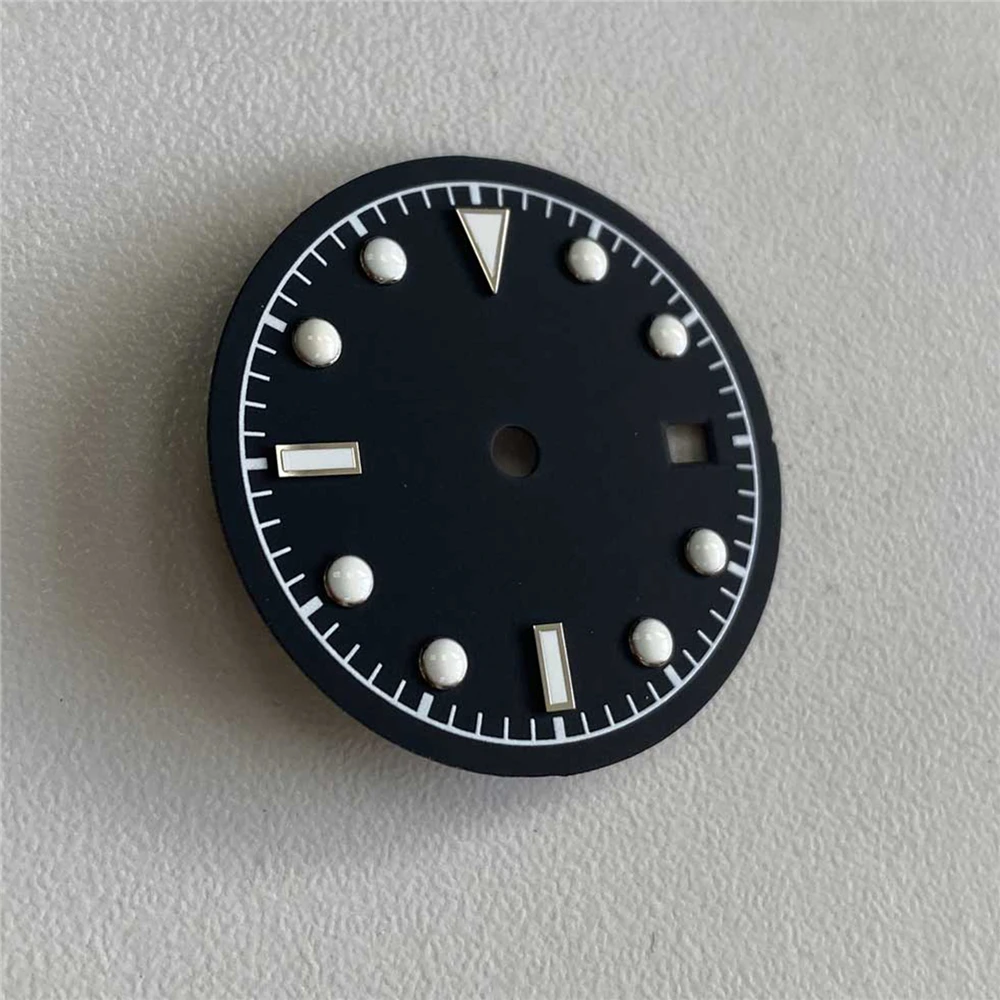 

For Miyota 8215/821A Movement 31MM Watch Dial Green Luminous Dial for Mingzhu 28 Series Watch Movement Repair Accessories