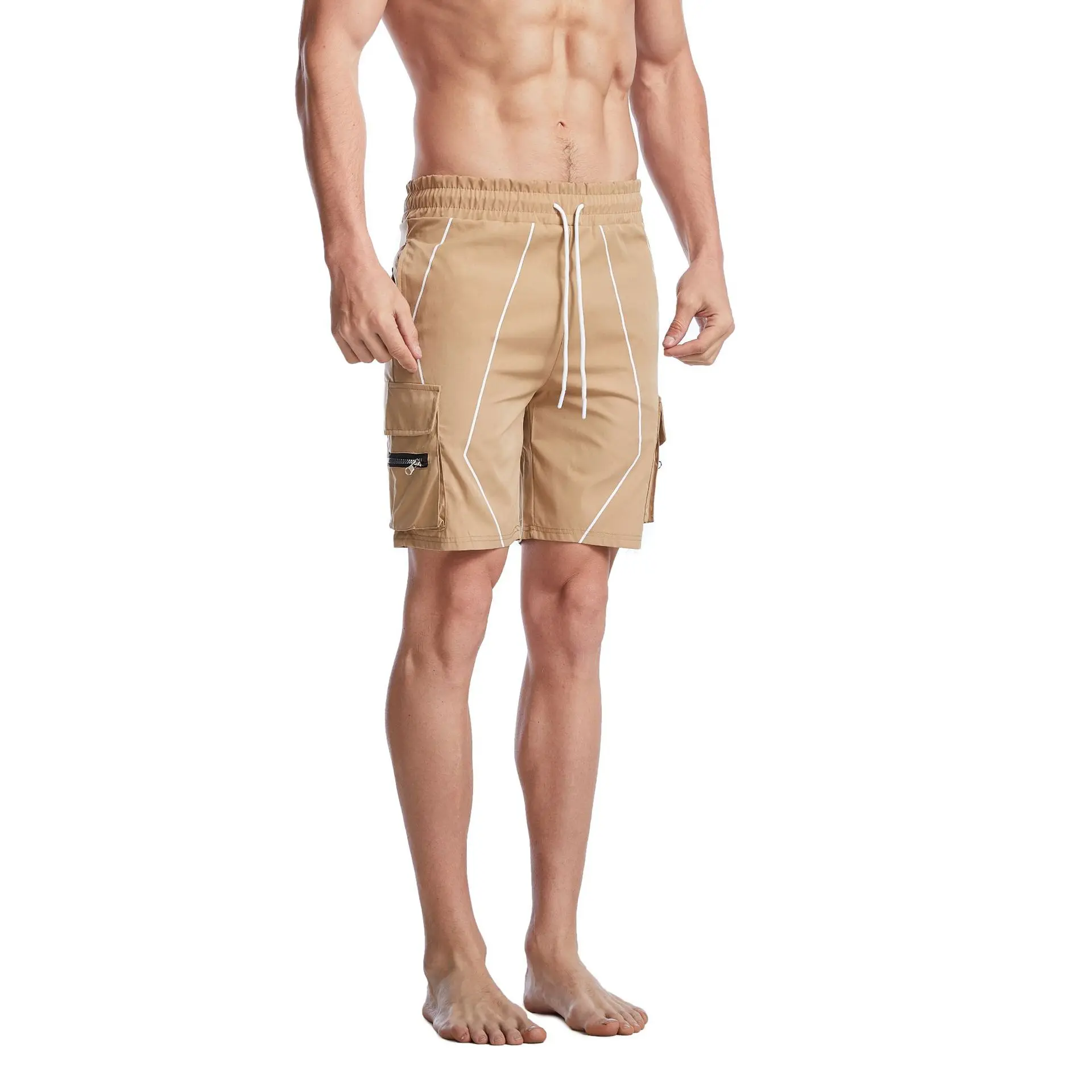 Новинка 2021 модные мужские шорты-карго в европейском и американском стиле