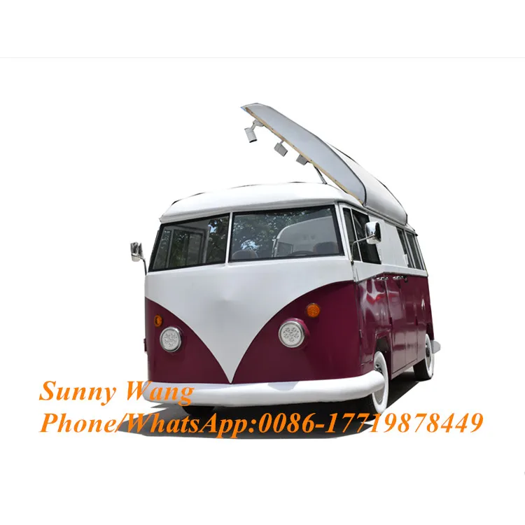 Цветные Мобильные тележки для пищевых продуктов фургон тележка киоск