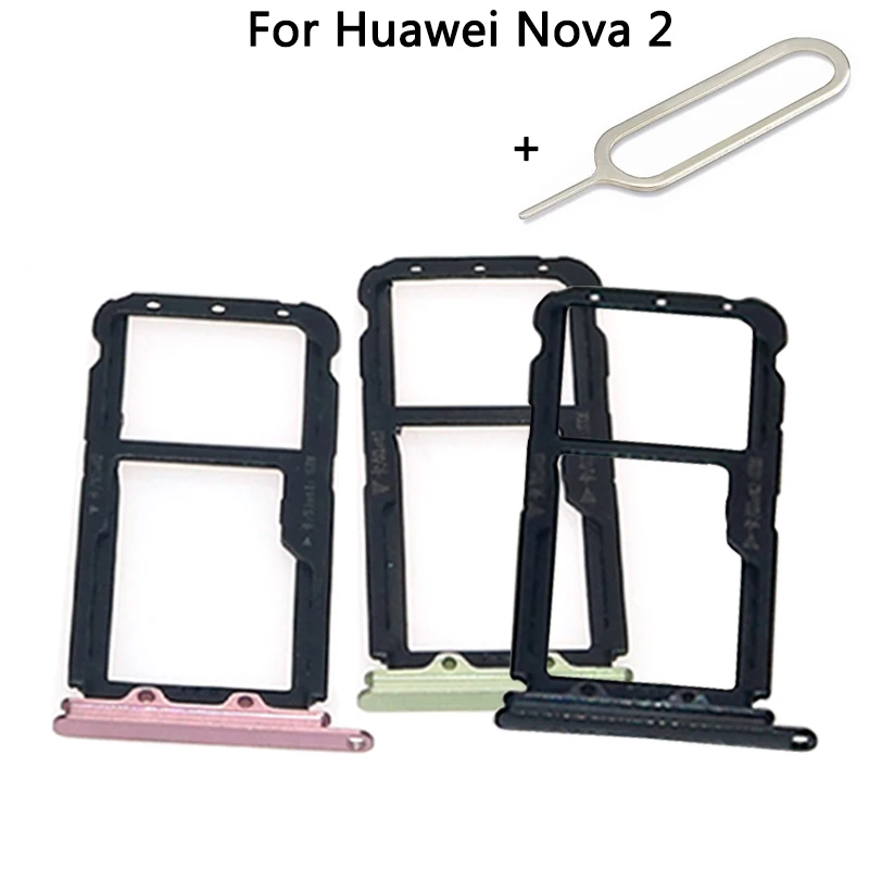 Новинка для Huawei Nova 2 / Plus лоток SIM-карты/лоток Micro SD карты Запасные части Sim-карты |