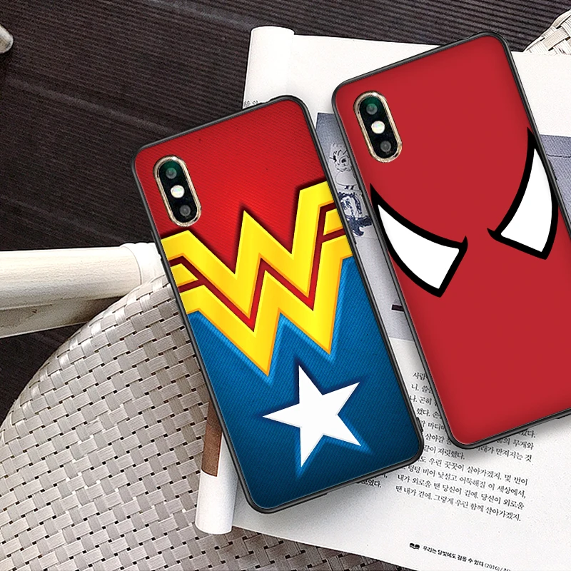 Мягкий чехол из ТПУ с логотипом Comics для Apple IPhone X XR XS MAX 5 5S 5C SE 6 S 7 8 Plus ipod touch