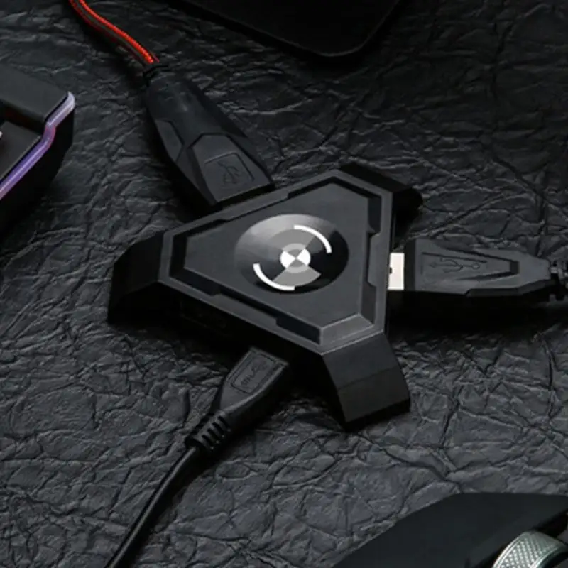 

Gaming Keyboard Mouse Converter Bluetooth For Android IOS Phone To PC Adapter For PUBG Controller