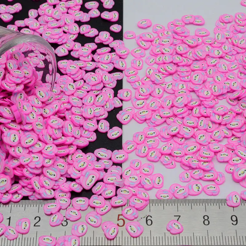 

100g/lot Polymer Clay Bunny/Rabbit Sprinkles Lovely confetti for Crafts Making, DIY Confetti