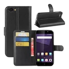 Кожаный чехол-книжка для ZTE Blade A6 Lite, чехол-книжка с подставкой для ZTE Blade A6 Lite