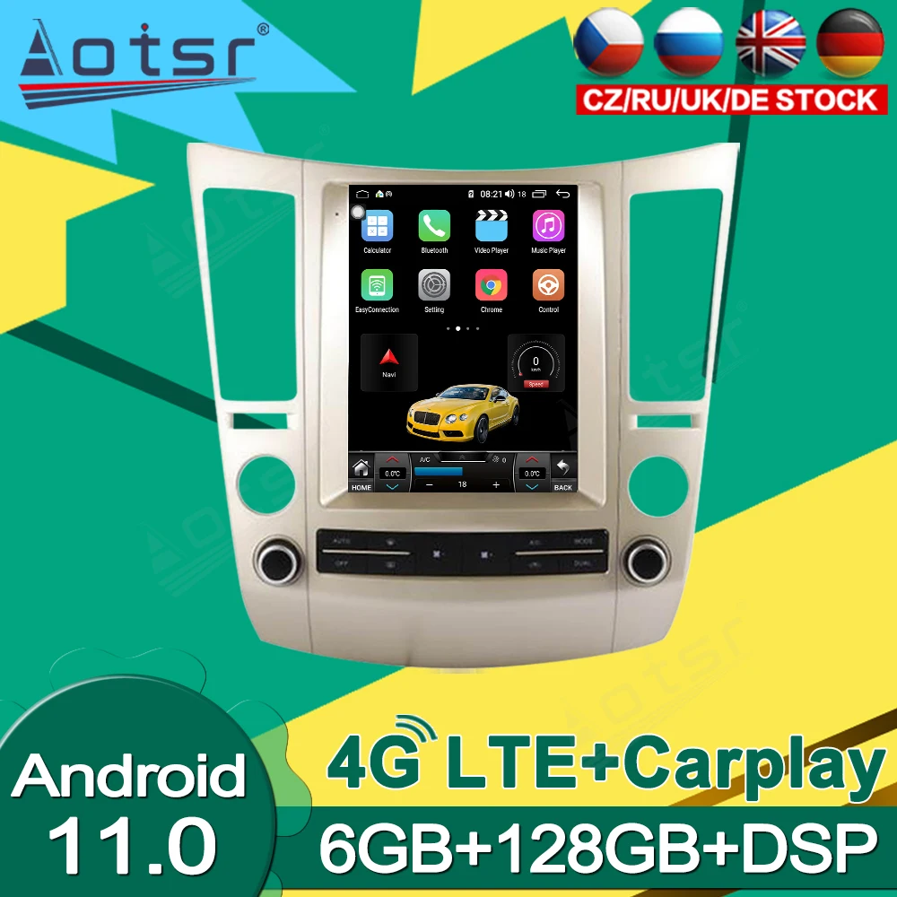 

Android 11.0 128GB Multimedia Player For Hyundai Veracruz 2007 - 2012 Car Radio Video Tesla GPS Navigation Auto Stereo 2Din DPS