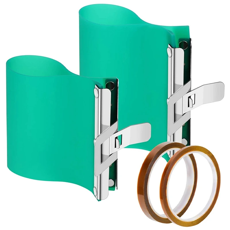 

Sublimation Silicone Mug Wrap,Heat Press Mug Cup Clamp with 2 Rolls Heat Resistant Tape for DIY Printing Mugs