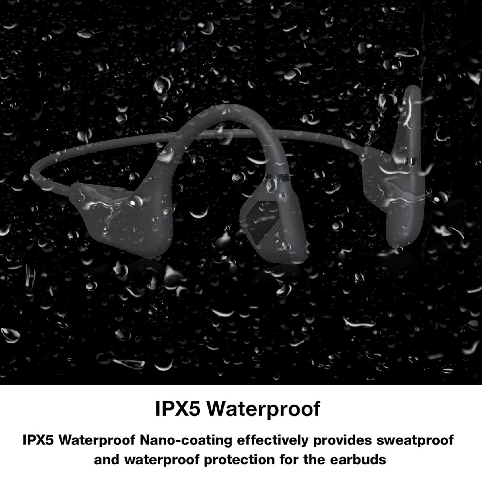 N8 Wireless Bluetooth Headphones Bone Conduction Earphones Stereo Hands-free Earbud Outdoor Sports Waterproof With Microphone |