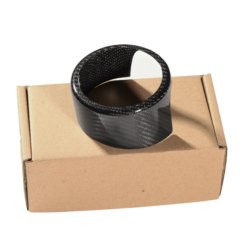 Для Alfa Romeo Stelvio Настоящее углеродное волокно передняя решетка украшение Логотип