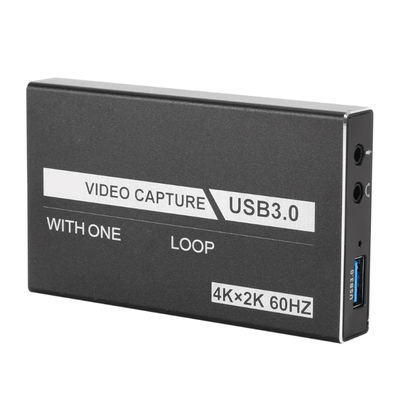 

Video Capture Card USB 3.0 HDMI-compatible 1080P 4K Grabber Record Box for Game