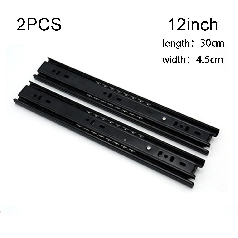 2 шт 8 &quot-16&quot Push открытый ящик слайд полное расширение мягкий закрыть шаровой