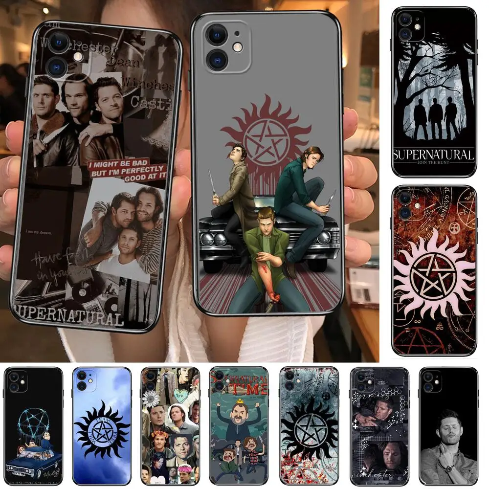 Сверхнатуральные Чехлы spdean N и Sam для iphone 11 Pro Max Чехол 12 8 PLUS 7 6S XR X XS mini mobile cel |